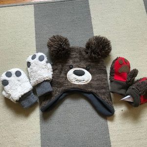 Hat and Glove Set 2T